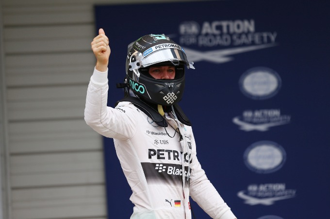 Rosberg: “Bello essere in pole, vettura fantastica su una pista incredibile”