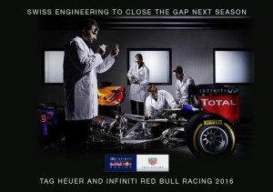 La Red Bull annuncia l’accordo con TAG-Heuer