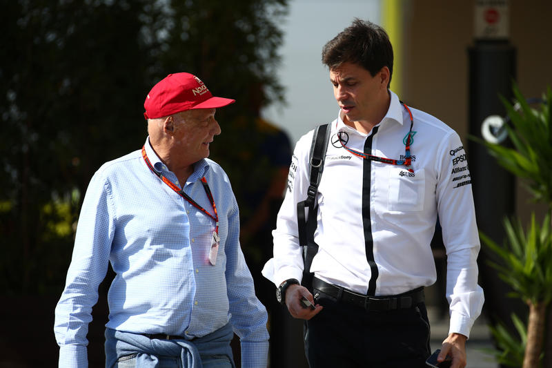 Mercedes, Wolff: “Nessun contrasto interno, io e Lauda siamo amici”