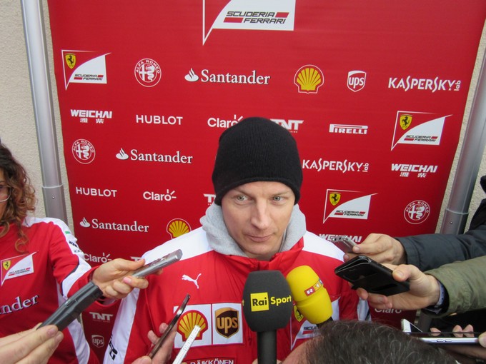 Raikkonen: “Il test Pirelli sul bagnato utile anche per capire dove migliorarci”