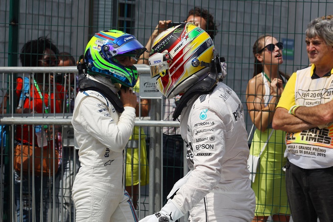 Felipe Massa avverte Hamilton: “Non dovrà abbassare la guardia nel 2016”