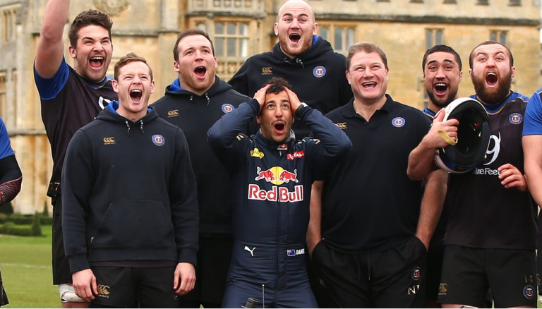 Quando una Red Bull di F1 sfida una squadra di rugby inglese