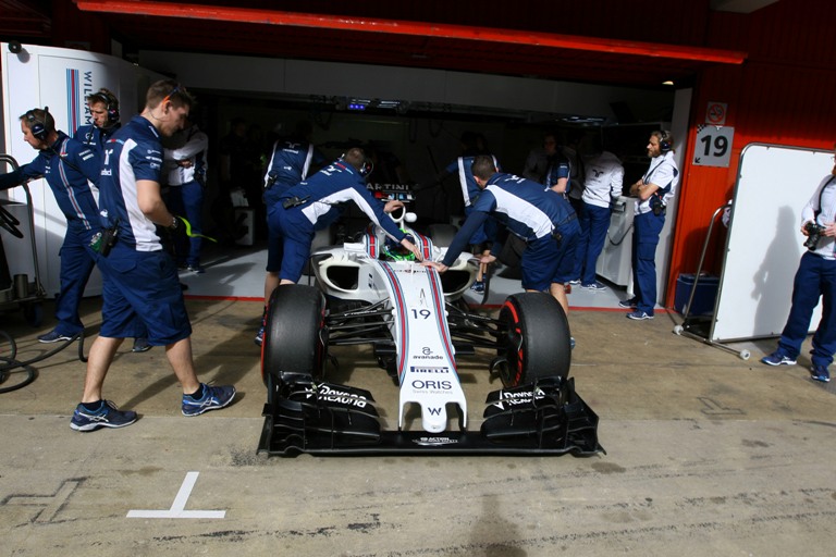 Williams con un nuovo musetto in Bahrain
