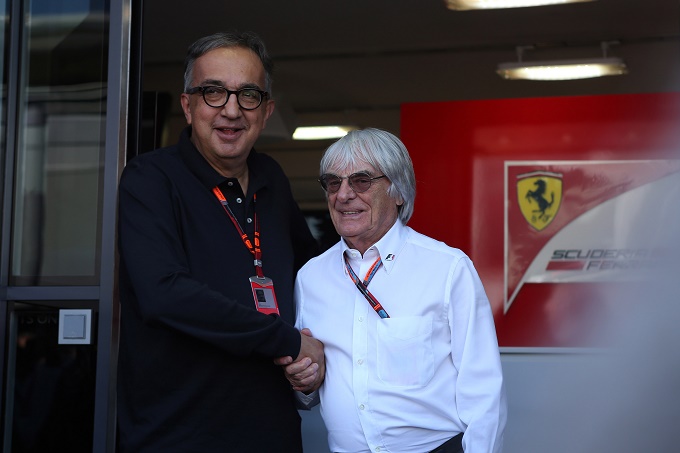 Ferrari, Sergio Marchionne e il dopo Ecclestone: “Bernie non è immortale, prima o poi anche lui lascerà”