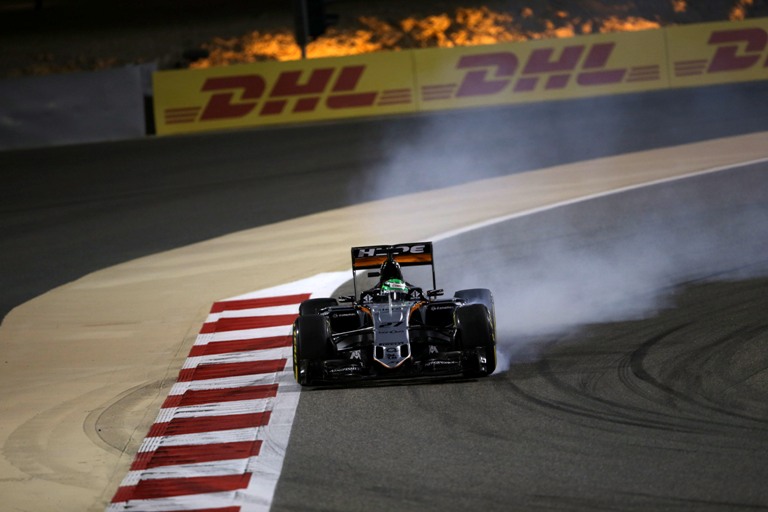 Gp del Bahrain rovinato nei primi giri per la Force India