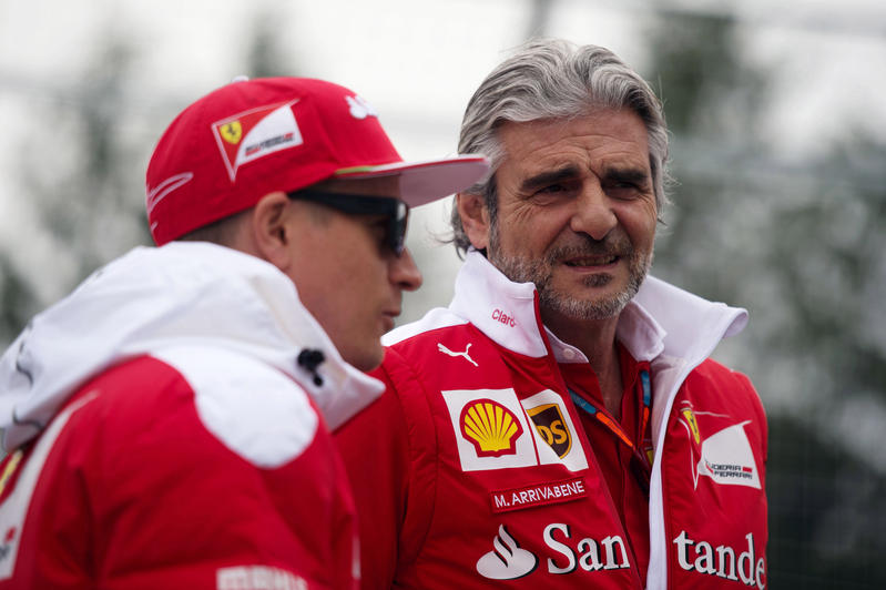 Ferrari, Arrivabene: “Nessuna fretta per il rinnovo di Raikkonen, ma sta facendo bene”