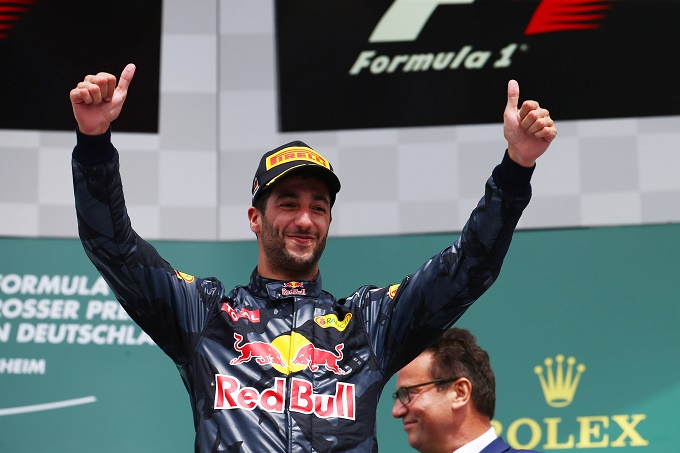 GP Germania, Daniel Ricciardo eletto “Driver of the Day”