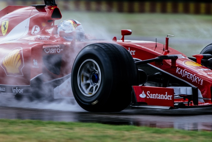 Ferrari: 120 giri per Vettel a Fiorano con le Pirelli 2017