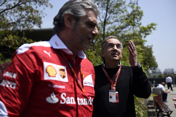 Ferrari, Marchionne: “Arrivabene non è in discussione”
