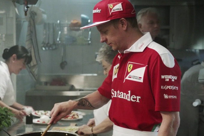 Video: Vettel e Raikkonen si sfidano in cucina