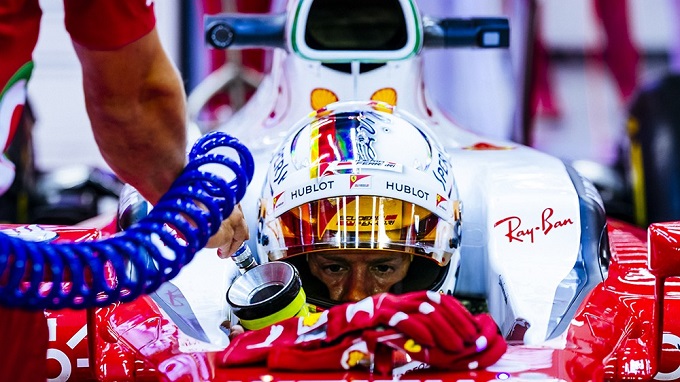 Ferrari, Vettel: “Possiamo ancora fare una bella gara”