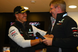 Schumacher, Ross Brawn rettifica i suoi commenti sui miglioramenti del tedesco