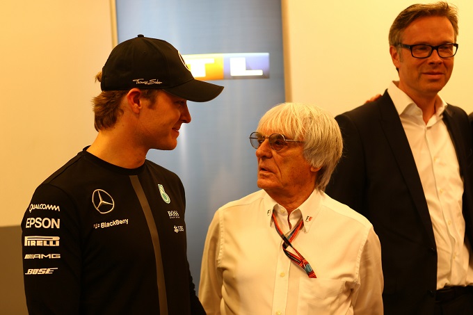 Ecclestone: “Rosberg? Ha vinto il titolo, ma altri piloti hanno ottenuto più trionfi”
