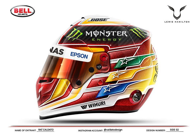 F1 | Lewis Hamilton svela il casco che indosserà nella nuova stagione