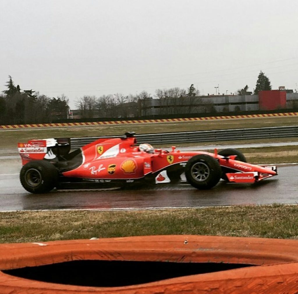 F1, Test Pirelli: incidente per Vettel sul bagnato