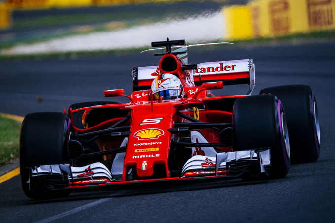 Ferrari, Vettel in prima fila al GP Australia