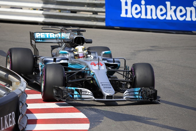 F1 | Mercedes, Hamilton solo 8° nelle FP2 di Montecarlo