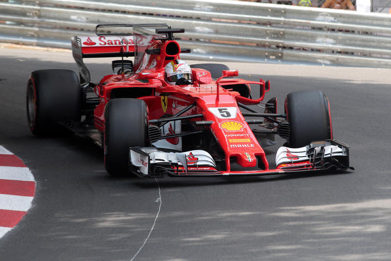 F1 GP Monaco, Prove Libere 3: Vettel il più veloce, le due Ferrari in testa