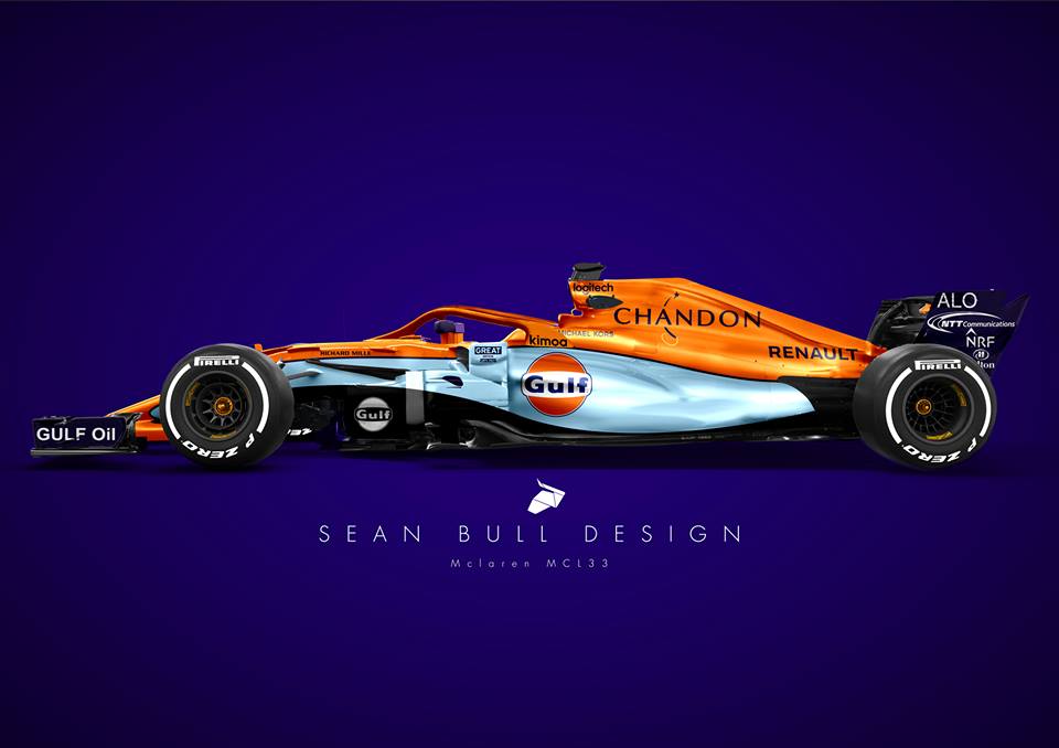 F1 | McLaren 2018, largo alle ipotesi: ecco la bozza di Sean Bull Design