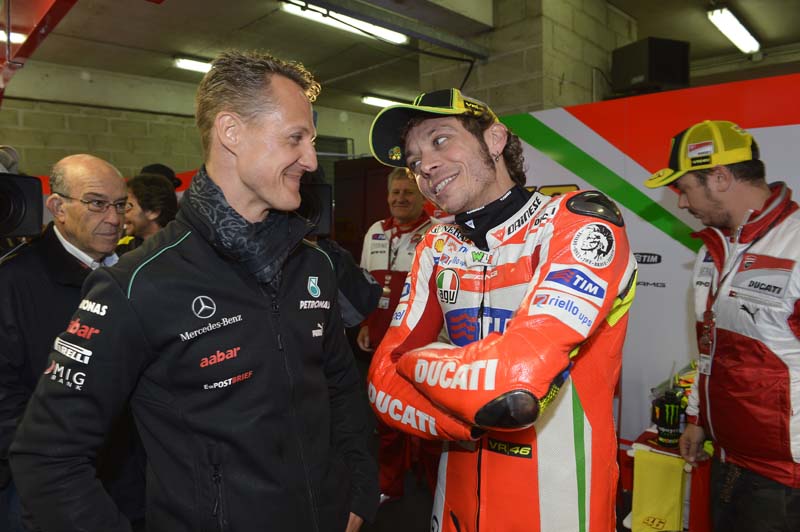 F1 | Mazzola sui test di Valentino Rossi con la Ferrari: “Schumacher era incredulo”