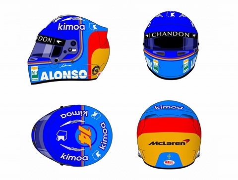 F1 | Alonso presenta il nuovo casco: è rottura con il passato