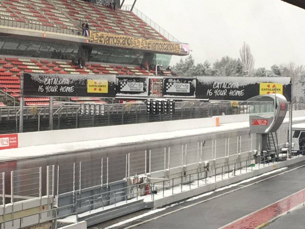 Test F1 2018 | Nevica al Circuit de Barcelona-Catalunya, non parte la terza giornata di test