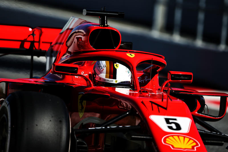 Test F1 Barcellona 2018, Sessione 2 – Giorno 1: Vettel rimane in testa con la sua Ferrari