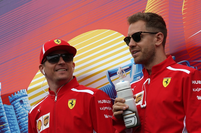 F1 | Ferrari, Vettel: “Raikkonen molto vicino nelle prestazioni”