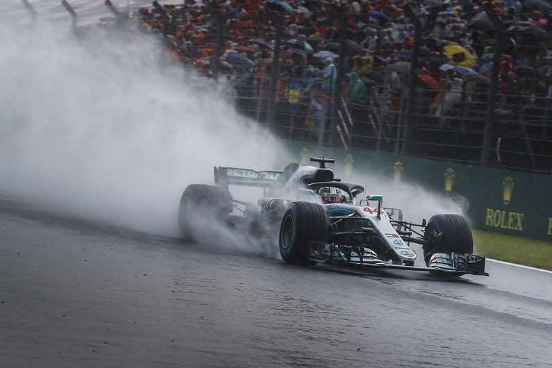 F1 GP Ungheria, Qualifiche: Hamilton in pole sotto la pioggia, prima fila tutta Mercedes