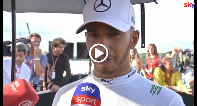 F1 | Mercedes, Hamilton scherza al termine del GP: “Vantaggio su Vettel? Dormirò sogni tranquilli” [VIDEO]