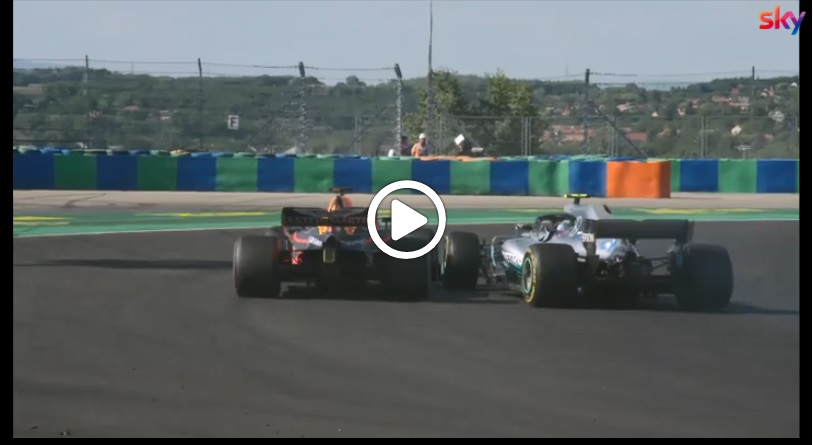 F1 | GP Ungheria, contatto Ricciardo – Bottas: giusta la penalità nei confronti del finlandese? [VIDEO]