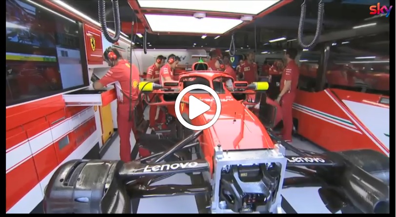 Formula 1 | Ferrari, sostituito il cambio sulla vettura di Sebastian Vettel [VIDEO]