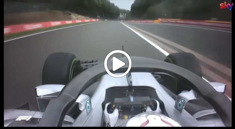 F1 | Mercedes, Hamilton superstar a Spa: il giro della pole position [VIDEO]