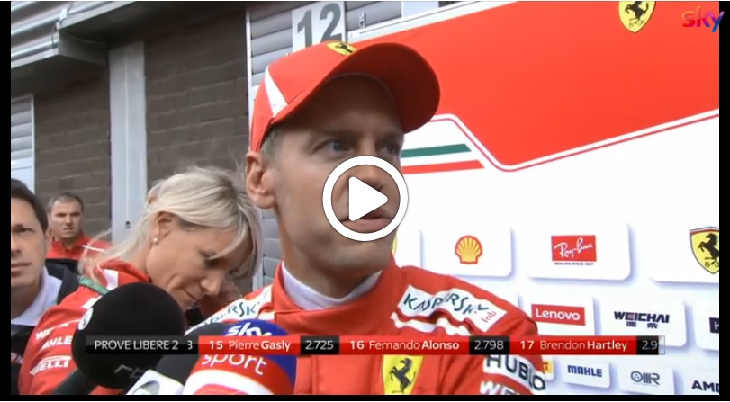 F1 | Ferrari, Vettel soddisfatto al termine delle libere: “Siamo fiduciosi e contenti della nuova power unit” [VIDEO]