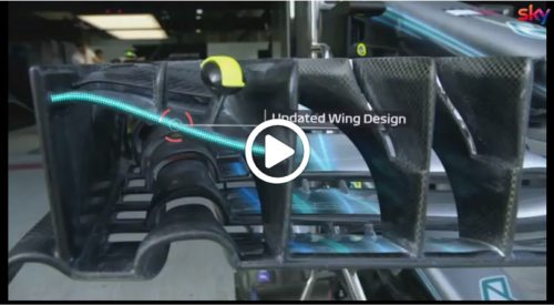 F1 | Mercedes, Hamilton e Bottas in pista con alcune modifiche all’ala anteriore [VIDEO]