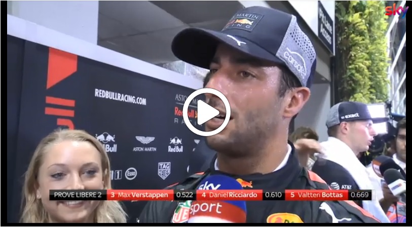 F1 | Red Bull, Ricciardo soddisfatto: “Se tutto funziona bene posso fare la pole” [VIDEO]