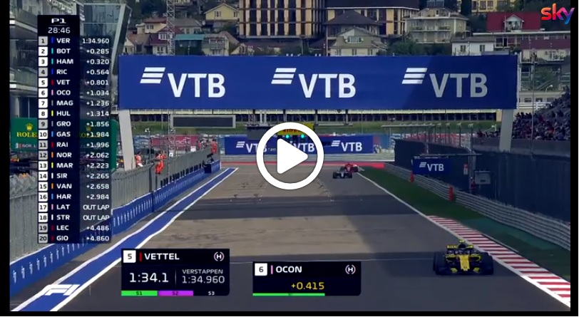 F1 | GP Russia, Vettel e Hamilton si dividono le libere a Sochi: gli highlights delle sessioni [VIDEO]