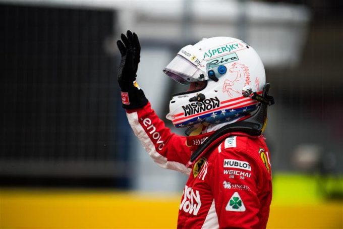 F1 | GP USA, i particolari del casco di Sebastian Vettel