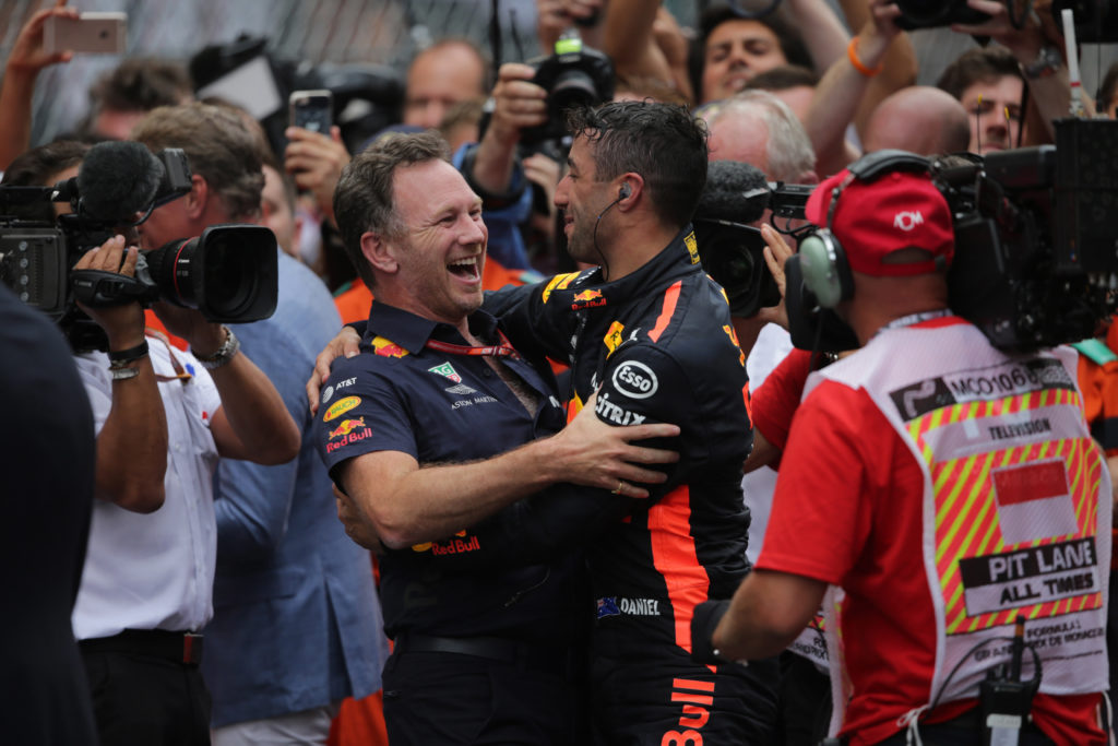 F1 | Red Bull, Horner: “Spero che Ricciardo possa vincere almeno una delle ultime quattro gare”