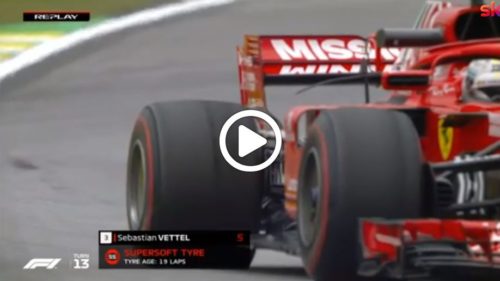 F1 | Sky Tech, l’usura della gomma posteriore di Vettel [VIDEO]