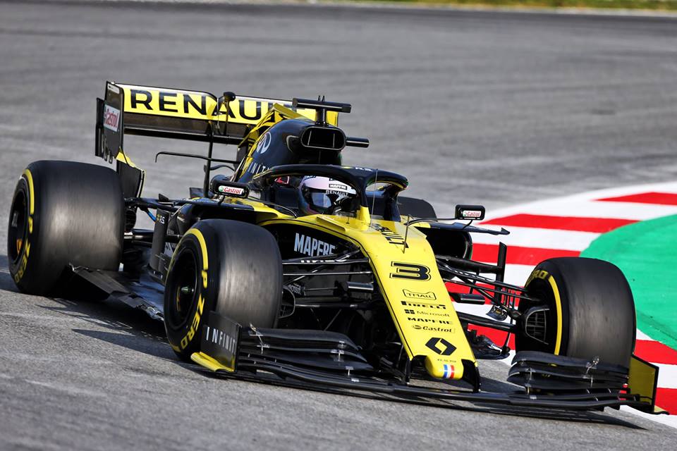 Test F1 | Renault, Ricciardo: “Ho sensazioni incoraggianti e sono felice del lavoro svolto”