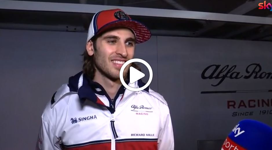 F1 Test | Alfa Romeo Racing, Giovinazzi: “Lavoriamo sugli ultimi dettagli, sono contento di quanto fatto sin qui” [VIDEO]