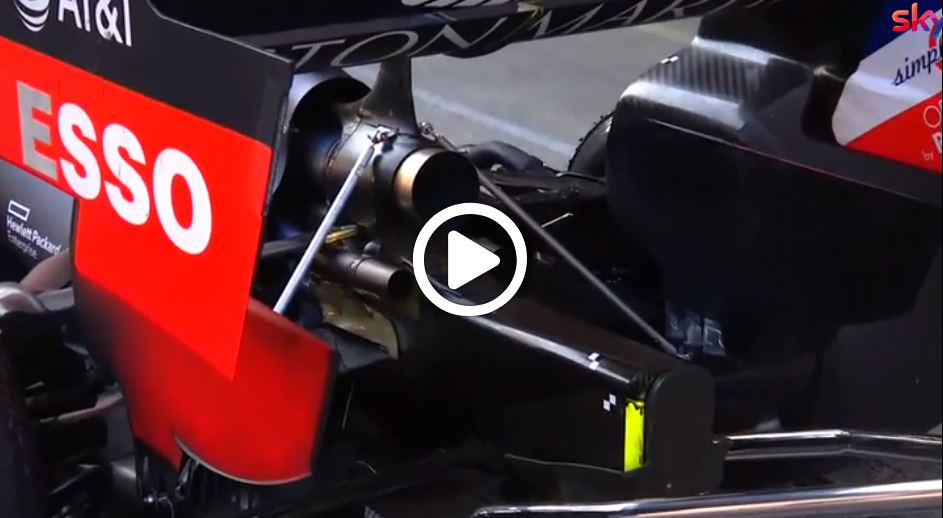F1 Testing | Red Bull, il dettaglio sui tiranti nell’ala posteriore [VIDEO]