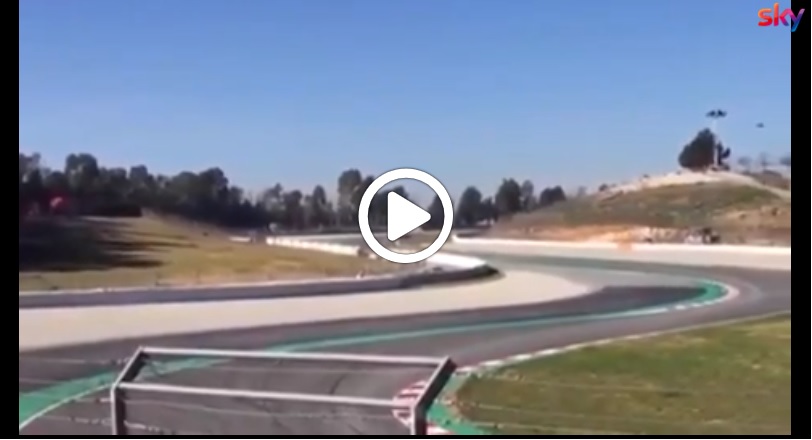 F1 Test | Ferrari, Vettel a muro nella mattinata di test a Barcellona: la sequenza dell’impatto [VIDEO]