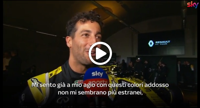 F1 | Ricciardo realista: “Vincere con Renault? Siamo un po’ lontani” [VIDEO]