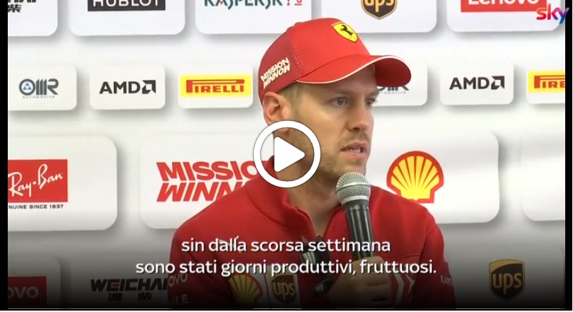 F1 Test | Ferrari, Vettel ottimista: “La macchina va forte e resto molto positivo” [VIDEO]