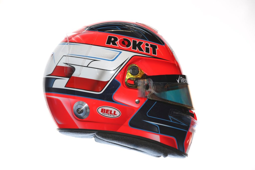 Casco Robert Kubica 2019 - Rokit Williams Racing