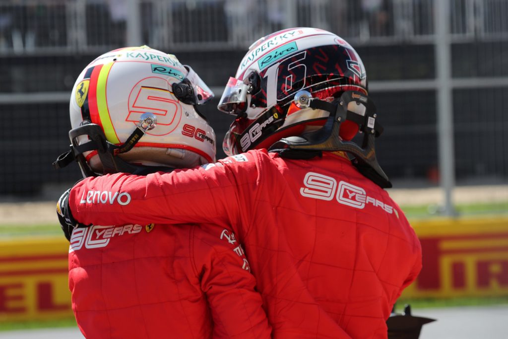 F1 | Ferrari, Leclerc: “Seb ha fatto un giro super, merita questa pole”