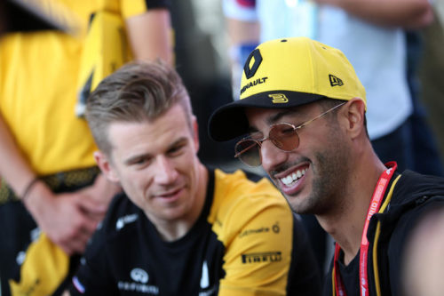 F1 | Renault, Ricciardo e Hulkenberg in top 10