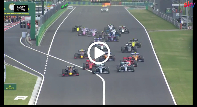 Formula 1 | GP Ungheria, la partenza della gara [VIDEO]
